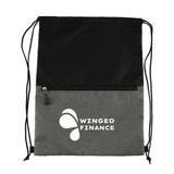 Recycled Graphite Drawstring Imprinted with Logo (Q736922)