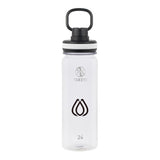 24 Oz. Takeya Tritan Water Bottle - Clear Imprinted with Logo (Q741622)