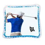 Aqua Pearls™ Square Golfer Hot/Cold Pack Imprinted with Logo (Q742022)
