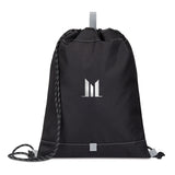 Repeat Recycled Poly Cinchpack - Medium Grey Imprinted with Logo (Q744822)