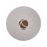 Round Greek Key Absorbent Stone Coaster Imprinted with Logo (Q745922)