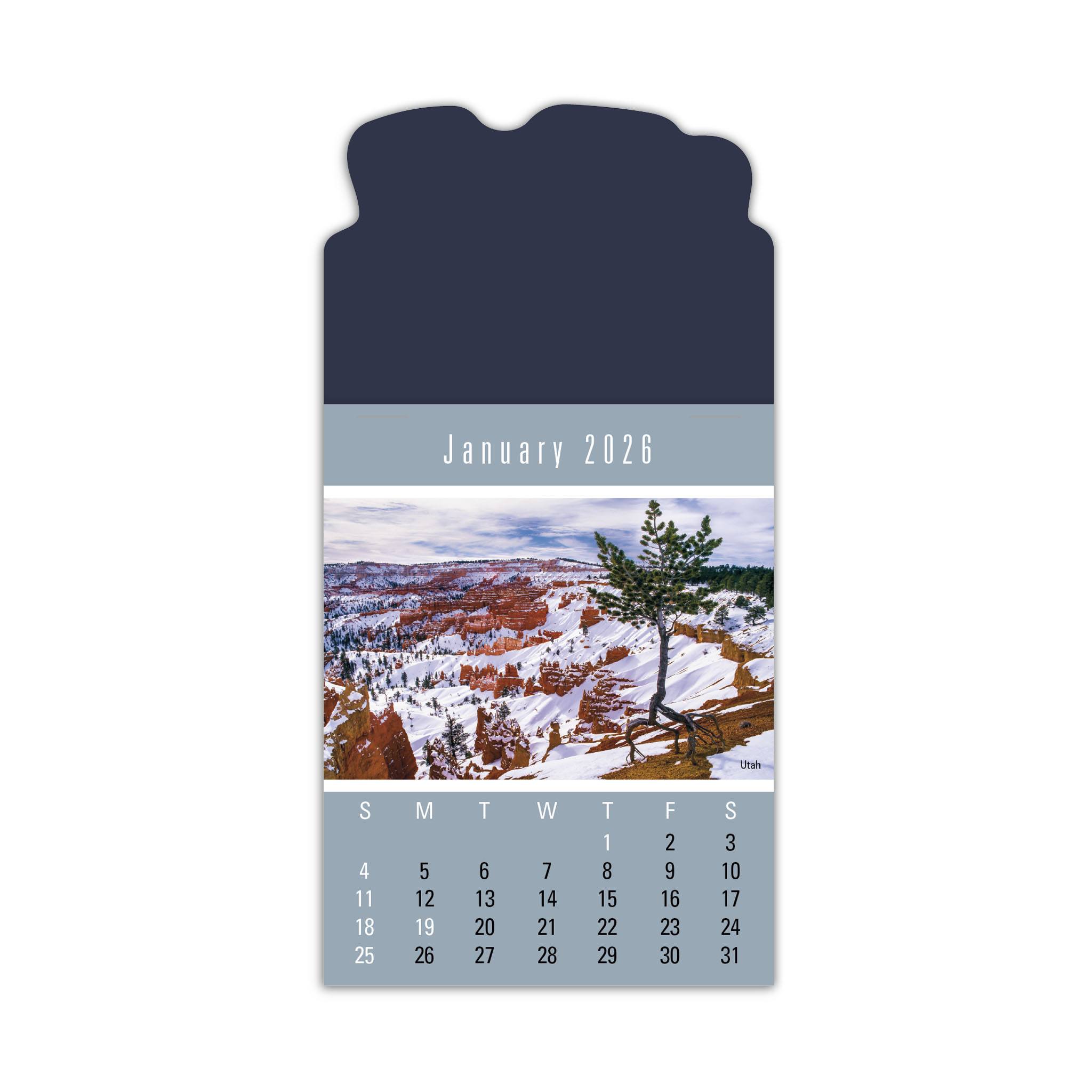Press-N-Stick Scenic Calendar (Q749122)
