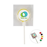 Lollipop With Round Label Imprinted with Logo (Q750122)