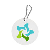 Acrylic Zipper Pull - Circle Imprinted with Logo (Q751122)