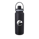 Energetic Vacuum Sport Bottle With Hanger - 33 Oz. Imprinted with Logo (Q752222)