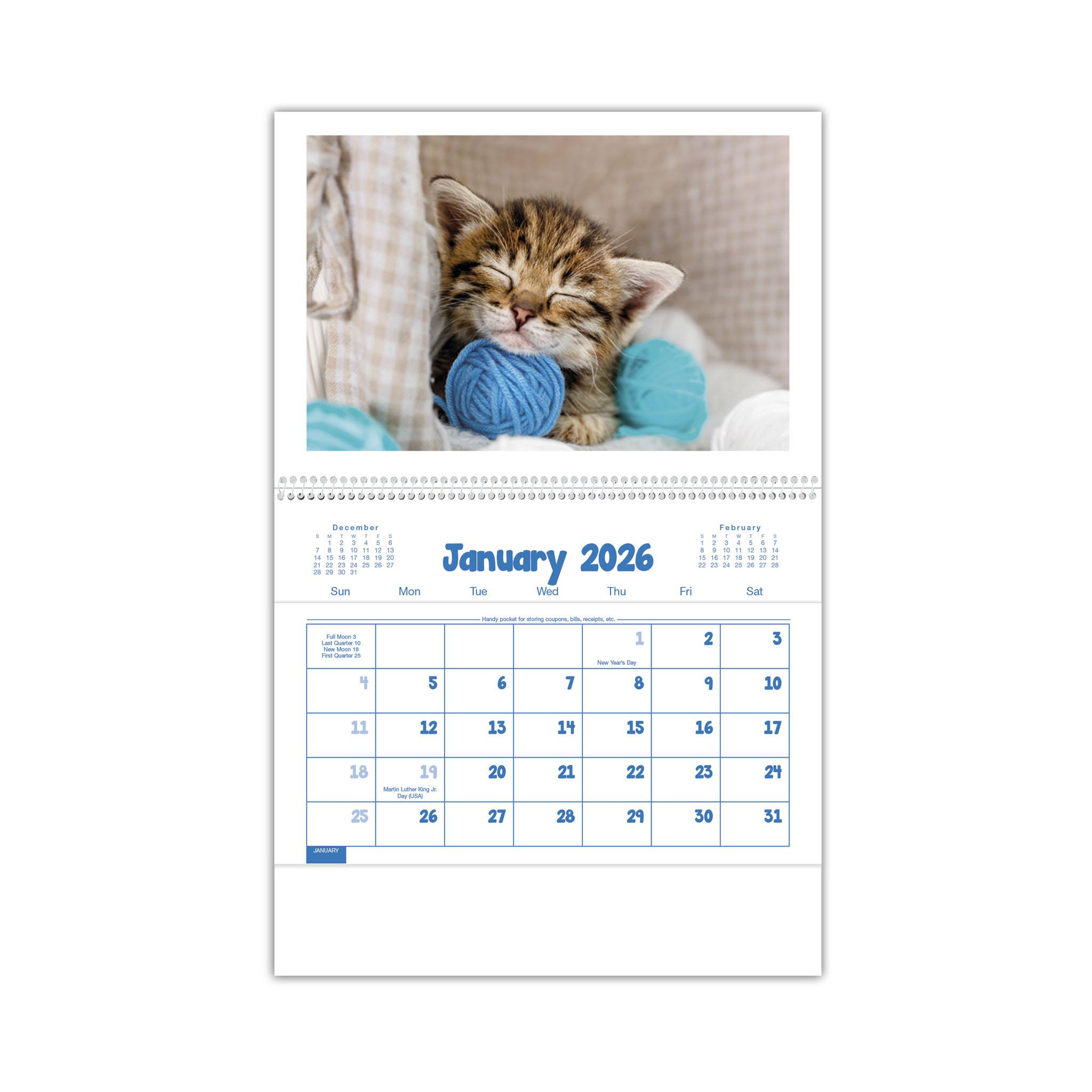 Puppies & Kittens Pocket Calendar (Q755722)