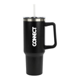Izzy 40 Oz. Steel/PP Travel Mug Imprinted with Logo (Q755822)