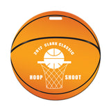 Basketball Shaped Luggage Tag Imprinted with Logo (Q759322)