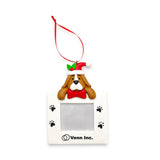 Dog Picture Frame Ornament Imprinted with Logo (Q760222)