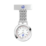 33mm Metal Silver Case - Nurse Watch Imprinted with Logo (Q763222)