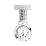 33mm Metal Silver Case - Nurse Watch Imprinted with Logo (Q763222)
