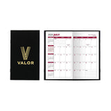 Cardstock Cover Solid Colors Academic Pocket Planner Imprinted with Logo (Q768222)