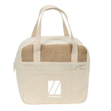 Savanna Jute & Recycled Cotton Cooler Bag Imprinted with Logo (Q770922)