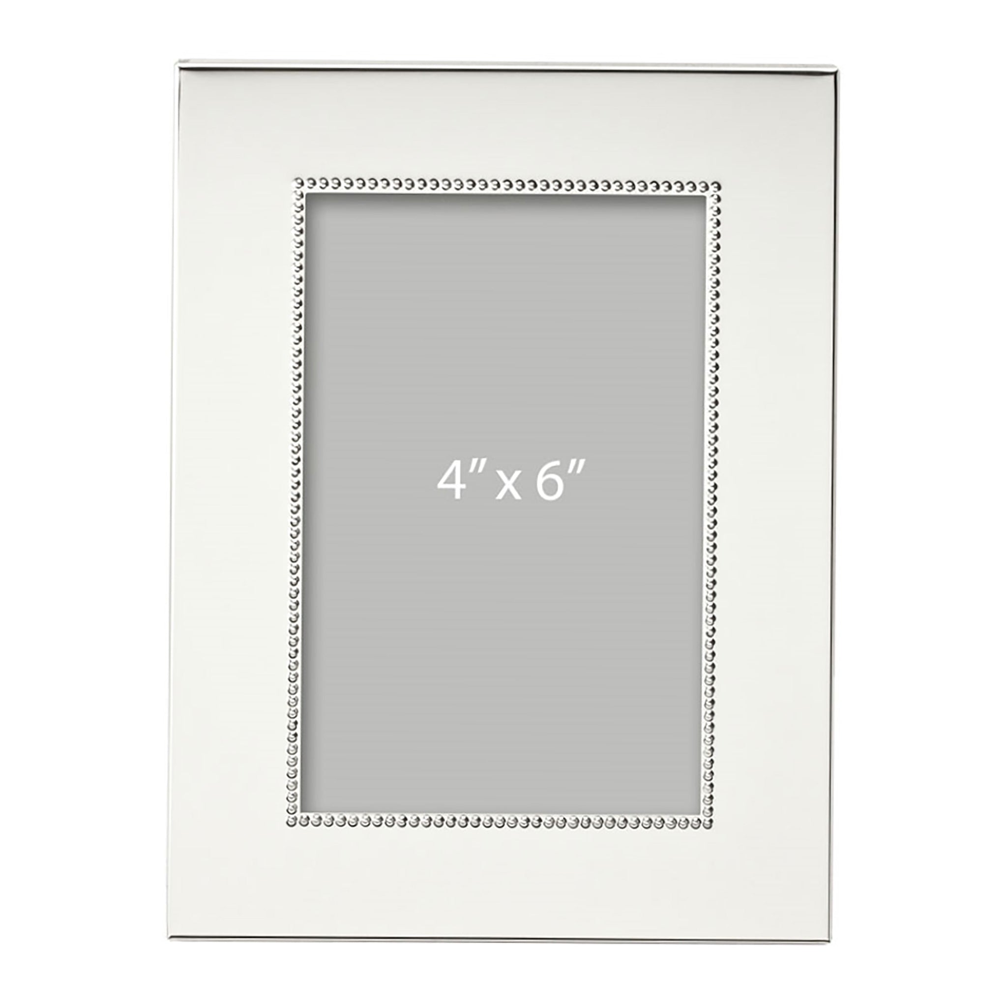 Photo Frame Beaded Inner Edge (4" W x 6" H ) (Q774311)