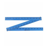 Folding Yardsticks - Enamel Finish Imprinted with Logo (Q774611)