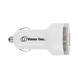 Dual Port USB Car Chargers  Imprinted with Logo (Q778311)