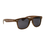 Wood Grain Plastic Miami Sunglasses Imprinted with Logo (Q782511)
