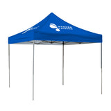 Steel Premium 30mm 10ft. Square Event Tent (2 Locations) Imprinted with Logo (Q788022)