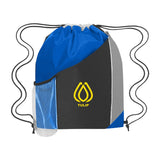 Polyester Tri-Color Sports Pack Imprinted with Logo (Q788311)