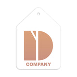 Promo Tags (24 pt. Stock Shape 1–15 sq. in.) Imprinted with Logo (Q789222)