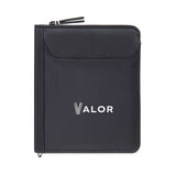 Travis & Wells® Lennox Passport Wallet - Black Imprinted with Logo (Q791922)