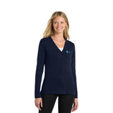 Port Authority® Ladies Modern Stretch Cotton Cardigan Imprinted with Logo (Q797922)