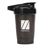 20 Oz. ACTIV Shaker Bottle - Black Imprinted with Logo (Q798522)
