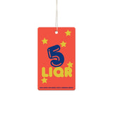 Longer Vertical Rectangle (Round Corners) Air Fresheners Imprinted with Logo (Q801022)