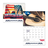 American Glory Spiral Wall Calendar Imprinted with Logo (Q803222)