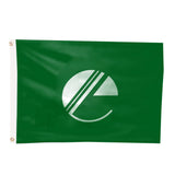 3-ft. H x 5-ft. W Team Flag (Double Sided) Imprinted with Logo (Q809022)