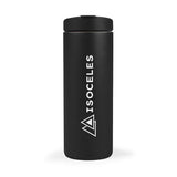16 Oz. MiiR® Vacuum Insulated Travel Tumbler - Black Powder Imprinted with Logo (Q813022)