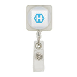 Plastic Badge Holder with Clip Imprinted with Logo (Q814311)