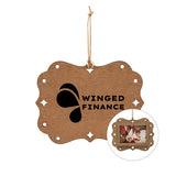 Wood Frame Photo Ornament Imprinted with Logo (Q814922)