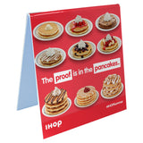 3.6 x 4 Inch Plastic Table Tent Sign Imprinted with Logo (Q817822)