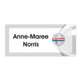 Fort Worth Plastic Name Badge: 3-6 Sq In. Imprinted with Logo (Q820022)