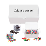 4th of July - Cube Shaped Candy Set Imprinted with Logo (Q823211)