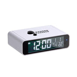 Twilight Digital Alarm Clock/5W Wireless Charger Imprinted with Logo (Q828622)