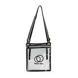 Seattle Clear Crossbody Bag Imprinted with Logo (Q834022)