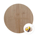 Round Bamboo Cutting Board Imprinted with Logo (Q834522)