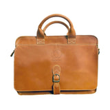 Texas Canyon Leather Briefcase Imprinted with Logo (Q836222)