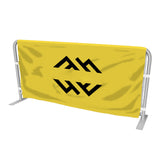 9-ft. Outdoor Universal-Fit Barricade Banner 37 x 106 In. Imprinted with Logo (Q839022)