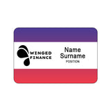 Tucson Express Plastic Name Badge: 3 x 2 In. Imprinted with Logo (Q840022)