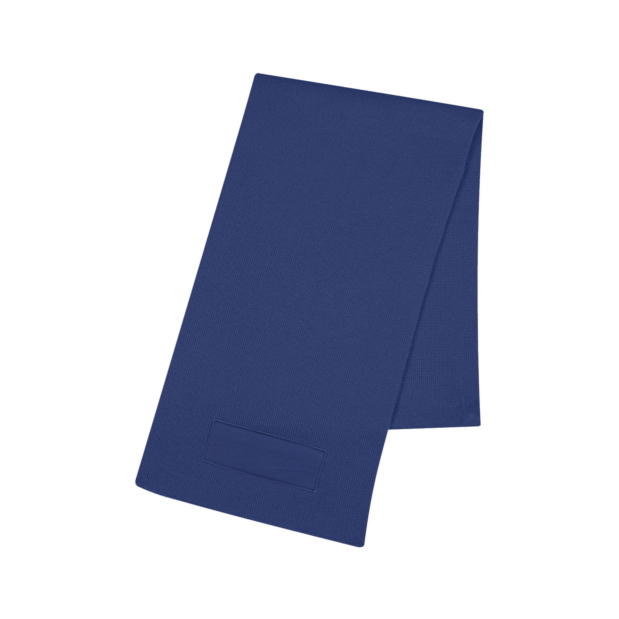Knit Scarf With Patch (Q840911)
