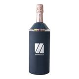 Vinglace Wine Bottle Insulator - Navy Imprinted with Logo (Q842622)