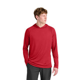 A4 Cooling Performance Long Sleeve Hooded Tee Imprinted with Logo (Q844332)