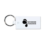 Rectangle Key Fob Imprinted with Logo (Q847611)
