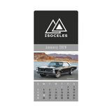 Press-N-Stick Cruisin' Cars Calendar Imprinted with Logo (Q849122)