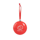 80MM Shatterproof Flat Ornament  Imprinted with Logo (Q861022)