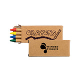 4 Pack Standard Crayons with Logo (Q862122)