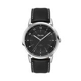 46mm Unisex Watch - Black Dial Imprinted with Logo (Q863222)